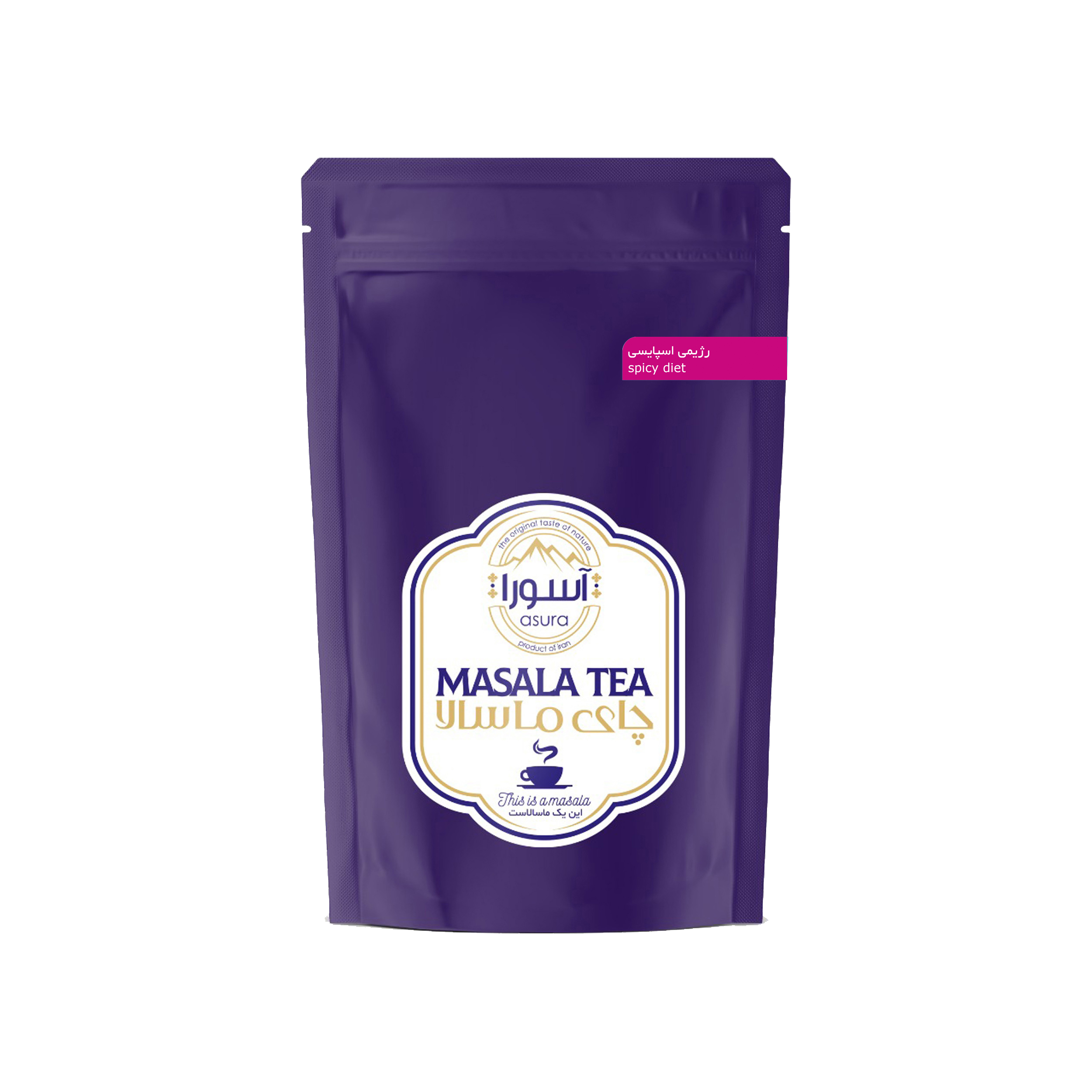  چای ماسالا رژیمی اسپایسی آسورا - 250 گرم 